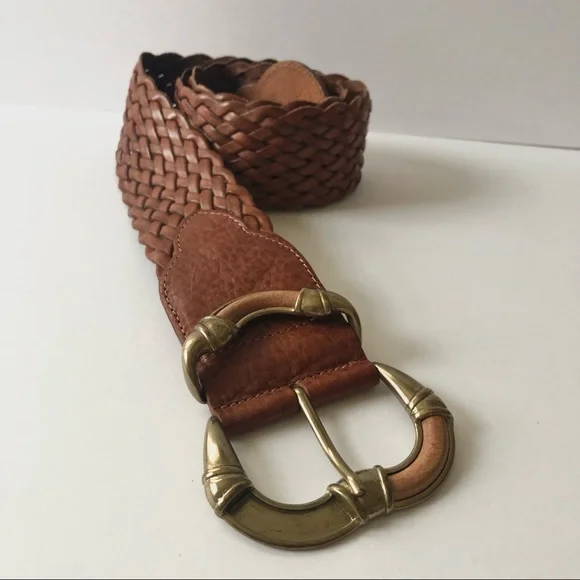 Linea Pelle | Accessories | Linea Pelle Leather Braided Belt  display picture 2